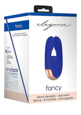 Elegance Dual Motor Clitoral Stimulator Fancy Blue Personal Massagers